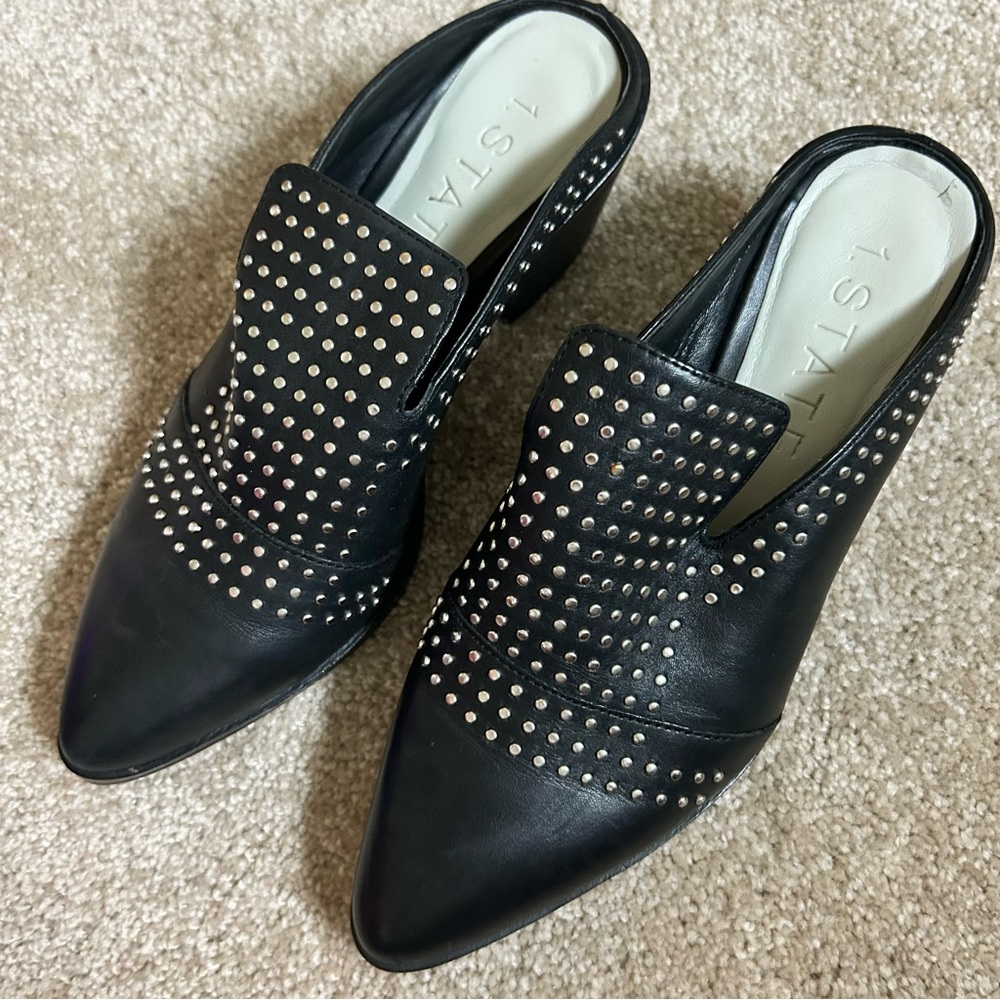 1. State Heeled Studded Slides